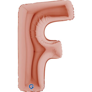 Letter F Rose Gold 40inc
