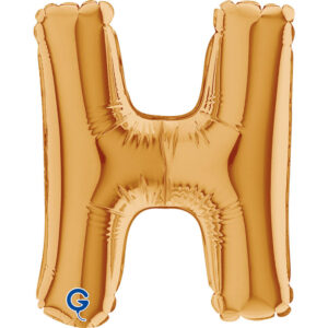 Letter H Gold 07inc