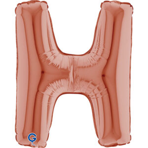Letter H Rose Gold 14inc