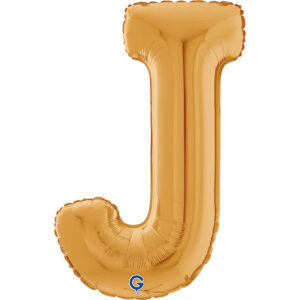 Letter J Gold 26inc