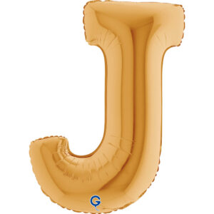 Letter J Gold 40inc