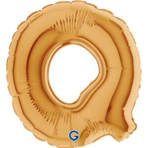 Letter Q Gold 07inc