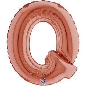 Letter Q Rose Gold 14inc