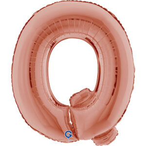 Letter Q Rose Gold 40inc