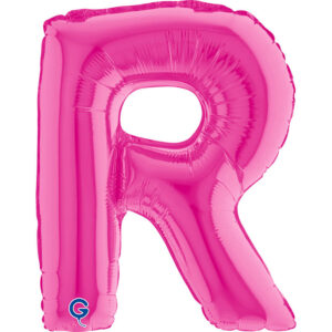 Letter R Fuxia 14inc
