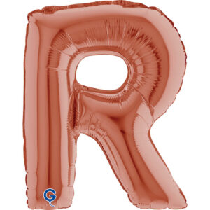 Letter R Rose Gold 14inc