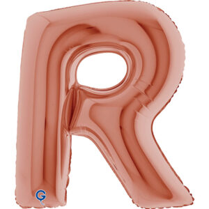Letter R Rose Gold 40inc