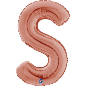 Letter S Rose Gold 26inc