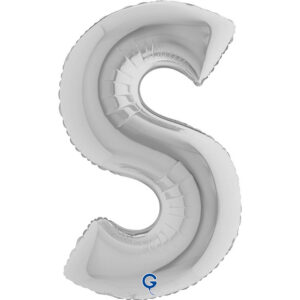 Letter S Silver 40inc