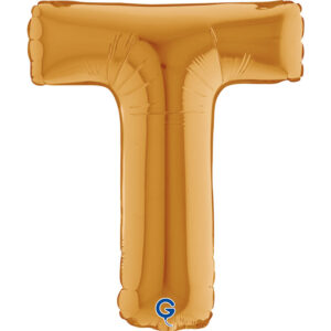 Letter T Gold 14inc