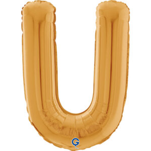 Letter U Gold 26inc