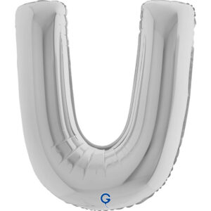 Letter U Silver 40inc