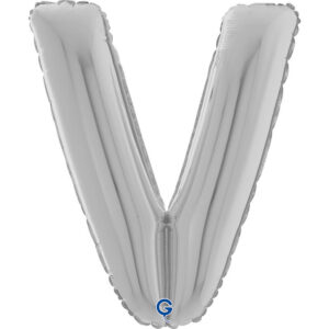 Letter V Silver 26inc