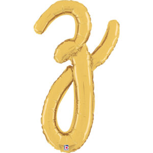 Letter Z Script Gold