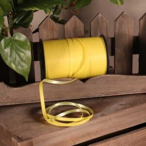 Matt Light Yellow Curling Ribbon 5mmx200yds (doos 5 rollen)
