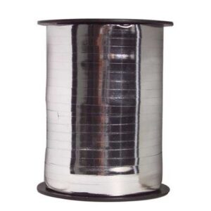 Metallic Silver Curling Ribbon (doos 5 rollen)