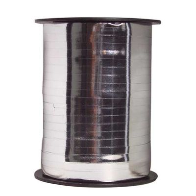Metallic Silver Curling Ribbon (doos 5 rollen)