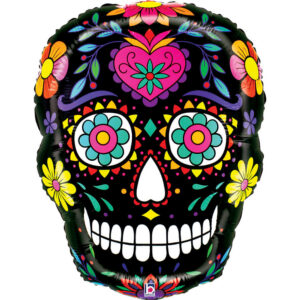 Mighty Black Sugar Skull