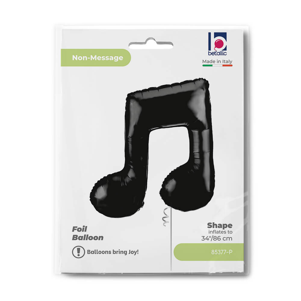 Music Note Double - Black - Afbeelding 2