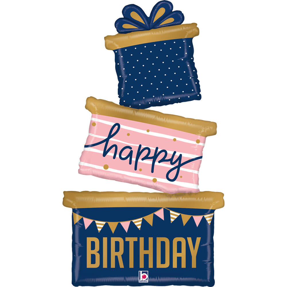 Navy Birthday Gift Trio