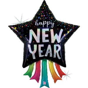 New Year Star Streamers