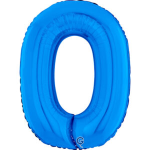 Number 0 Blue 26inc