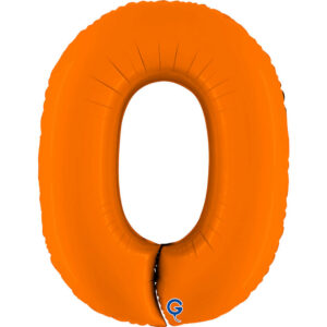 Number 0 Matte Orange 40inc