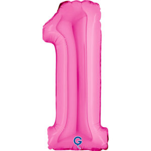 Number 1 Fuxia 14inc