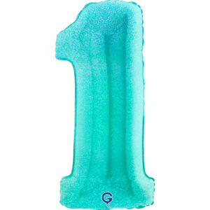 Number 1 Glitter Holographic Tiffany 40inc