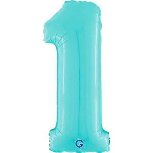 Number 1 Pastel Blue 26inc