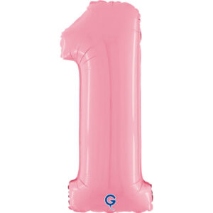 Number 1 Pastel Pink 26inc