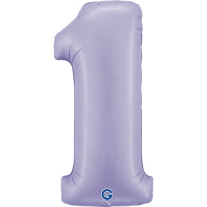 Number 1 Satin Lilac 40inc