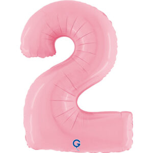 Number 2 Pastel Pink 40inc