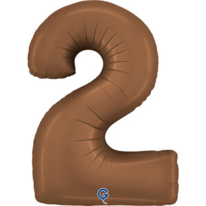 Number 2 Satin Chocolate 40inc