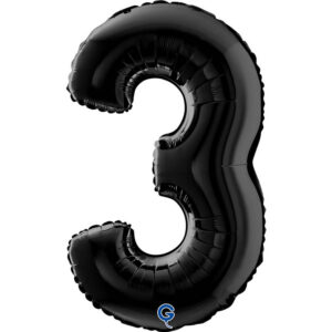 Number 3 Black 26inc