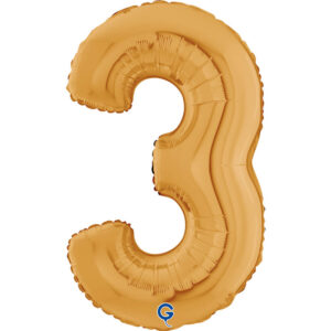 Number 3 Gold 26inc