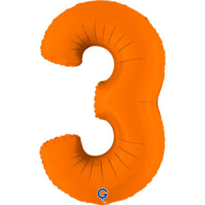 Number 3 Matte Orange 40inc