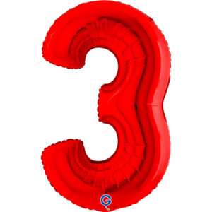 Number 3 Red 40inc