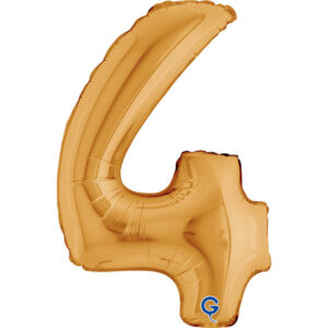 Number 4 Gold 14inc