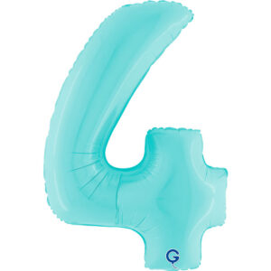 Number 4 Pastel Blue 40inc