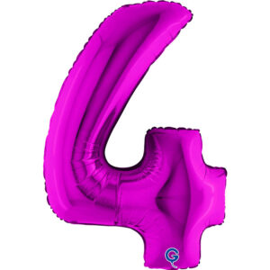 Number 4 Purple 40inc