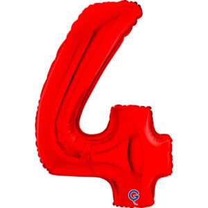 Number 4 Red 26inc