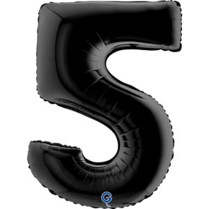 Number 5 Black 40inc