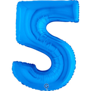 Number 5 Blue 40inc