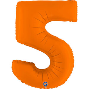 Number 5 Matte Orange 40inc