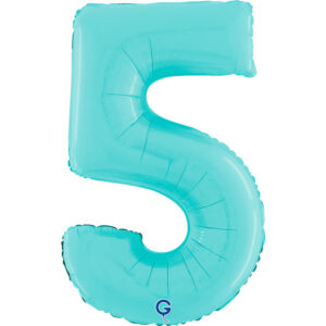 Number 5 Pastel Blue 26inc