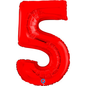 Number 5 Red 26inc