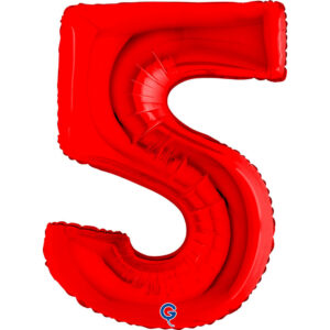 Number 5 Red 40inc