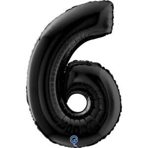 Number 6 Black 26inc