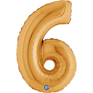 Number 6 Gold 14inc